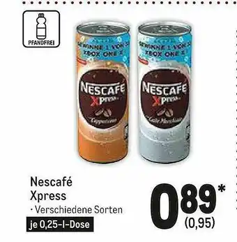 METRO Nescafé Xpress Angebot