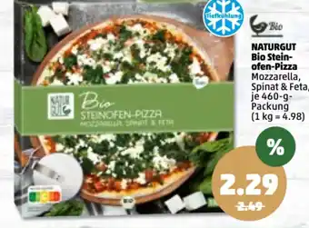 PENNY Naturgut Bio Steinofen Pizza 460g Angebot