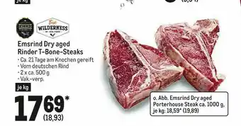 METRO Emsrind Dry Aged Rinder T-bone-steaks Angebot