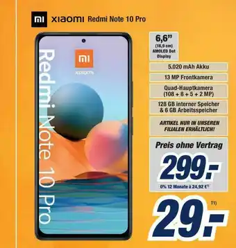 Expert Bening Xiaomi Redmi Note 10 Pro Angebot