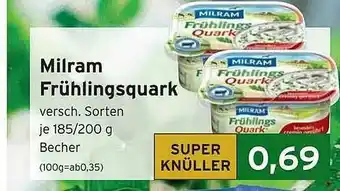 CAP Markt Milram Frühlingsquark Versch. Sorten Angebot