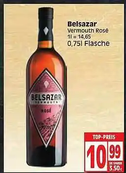 Edeka Belsazar Vermouth Rosé Angebot