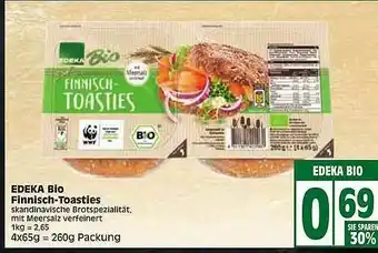 Edeka Edeka Bio Finnisch-toasties Angebot