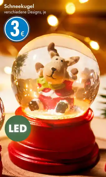 TEDi Schneekugel Angebot