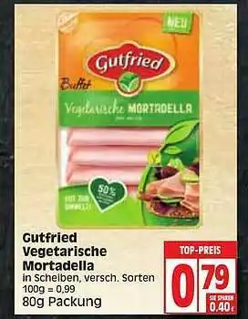 Edeka Gutfried Vegetarische Mortadella Angebot
