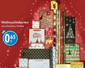 TEDi Weihnachtskarten Angebot