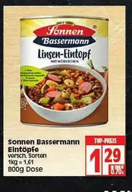 Elli Markt Sonnen Bassermann Eintöpfe Angebot