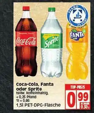 Elli Markt Coca-cola, Fanta Oder Sprite Angebot