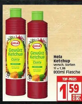 Elli Markt Hela Ketchup Angebot