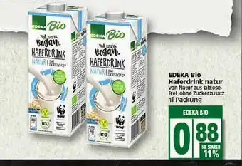 Elli Markt Edeka Bio Haferdrink Natur Angebot