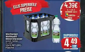 Elli Markt Warburger Waldquell Mineralwasser Angebot