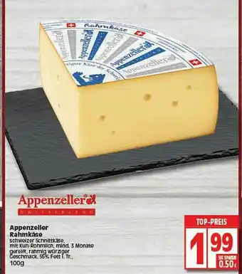 Elli Markt Appenzeller Rahmkäse Angebot