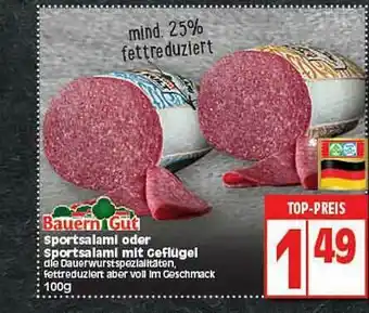 Elli Markt Sportsalami Oder Sportsalami Mit Geflügel Angebot