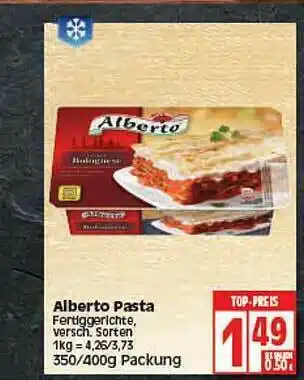 Elli Markt Alberto Pasta Fertiggerichte Angebot