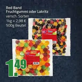 Elli Markt Red Band Fructgummi Oder Lakritz Angebot