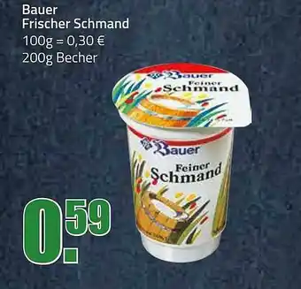 Elli Markt Bauer Frischer Schmand Angebot