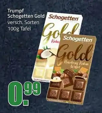 Elli Markt Trumpf Schogetten Gold Angebot