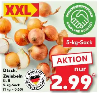 Kaufland Dtsch. Zwiebeln 5 kg Sack Angebot