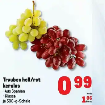 METRO Trauben Hell Rot Kernlos Angebot