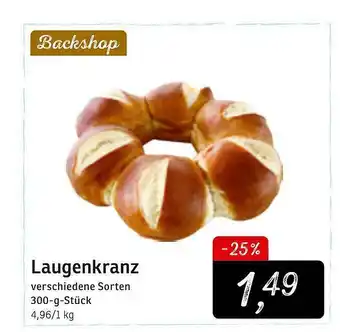 KONSUM Laugenkranz Angebot