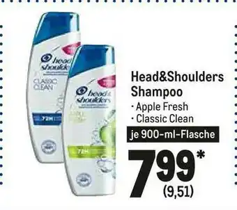 METRO Head&shoulders Shampoo Angebot