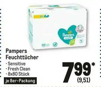 METRO Pampers Feuchttücher Angebot