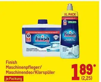 METRO Finish Maschinenpfleger Maschinendeo Klarspüler Angebot