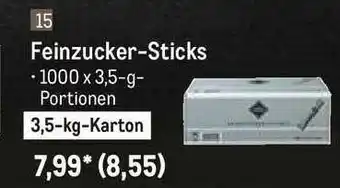 METRO Feinzucker-sticks Angebot