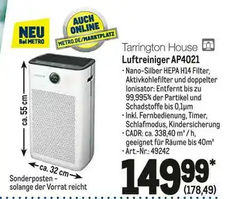 METRO Tarrington House Luftreiniger Ap4021 Angebot