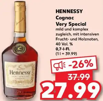 Kaufland HENNESSY Cognac Very Special 0,7 L-Fl. Angebot