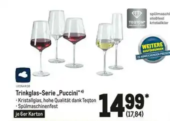 METRO Trinkglas-serie „puccini” Angebot