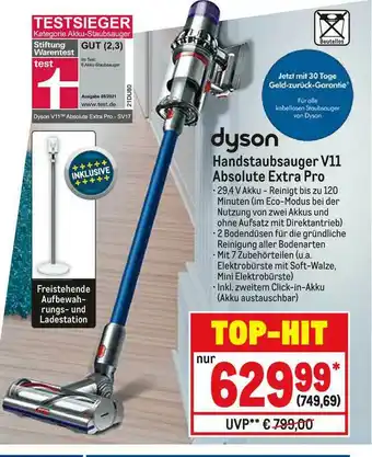 METRO Dyson Handstaubsauger V11 Absolute Extra Pro Angebot