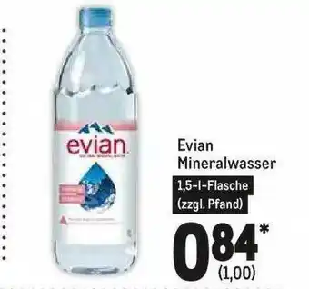 METRO Evian Mineralwasser Angebot