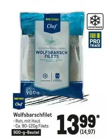 METRO Wolfsbarschfilet Metro Chef Angebot