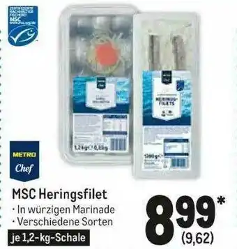 METRO Msc Heringsfilet Metro Chef Angebot