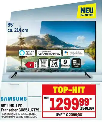 METRO Samsung 85 Angebot