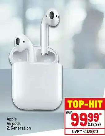 METRO Apple Airpods 2. Generation Angebot