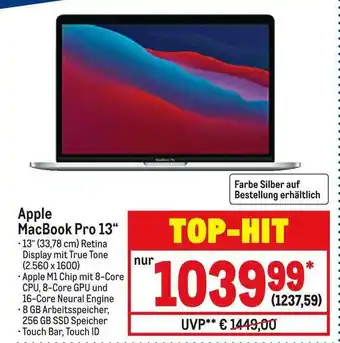 METRO Apple Macbook Pro 13 Angebot