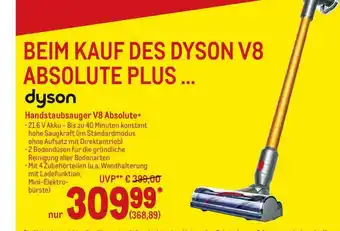 METRO Dyson Handstaubsauger V8 Absolute Angebot