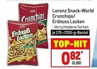 METRO Lorenz Snack-world Crunchips Erdnuss Locken Angebot