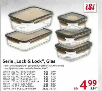 Selgros Serie Lock & Lock Glas Angebot