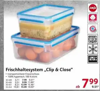 Selgros Frischhaltesystem Clip & Close Angebot