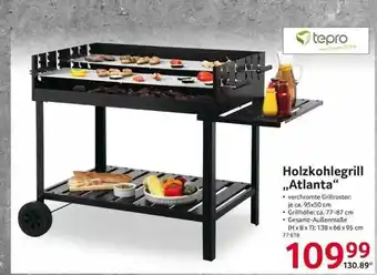 Selgros Kohzkohlegrill „atlanta” Tepro Angebot