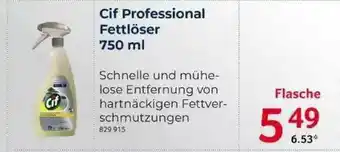 Selgros Cif Professional Fettlöser Angebot