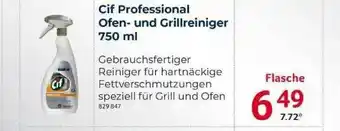 Selgros Cif Professional Ofen- Und Grillreiniger 750 Ml Angebot