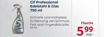 Selgros Cif Professional Edelstahl & Glas Angebot