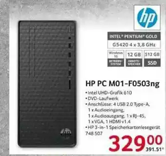 Selgros Hp Pc M01-f0503ng Angebot