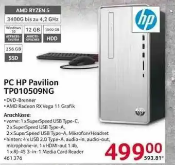 Selgros Pc Hp Pavilion Tp010509ng Angebot