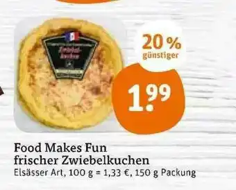 tegut Food Makes Fun Frischer Zwiebelkuchen Angebot