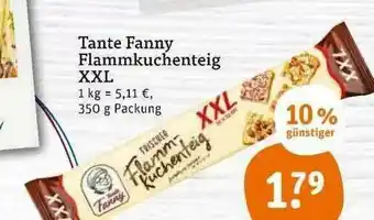 tegut Tante Fanny Flammkuchenteig Xxl Angebot